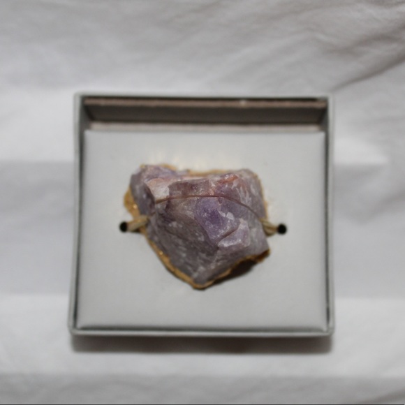 Purple Stone Paperweight/Notes Holder - Picture 5 of 6